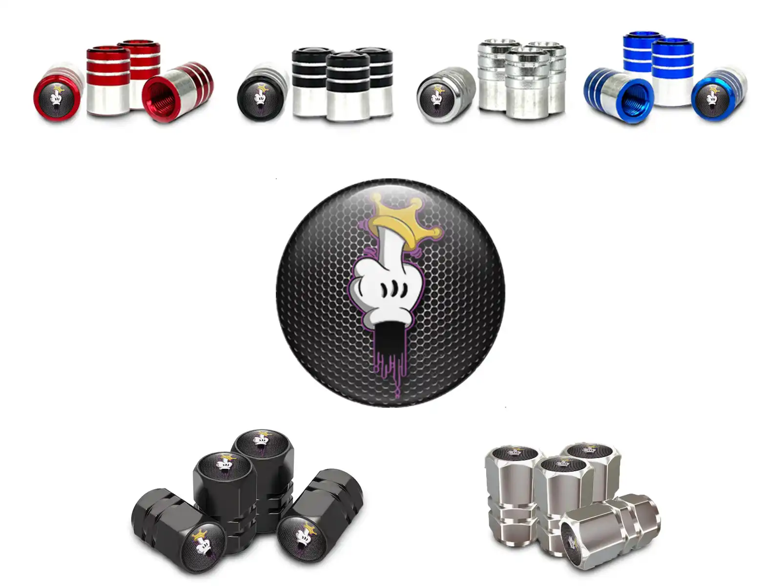 Tire Valve Stem Caps Bicycle Fresh Style